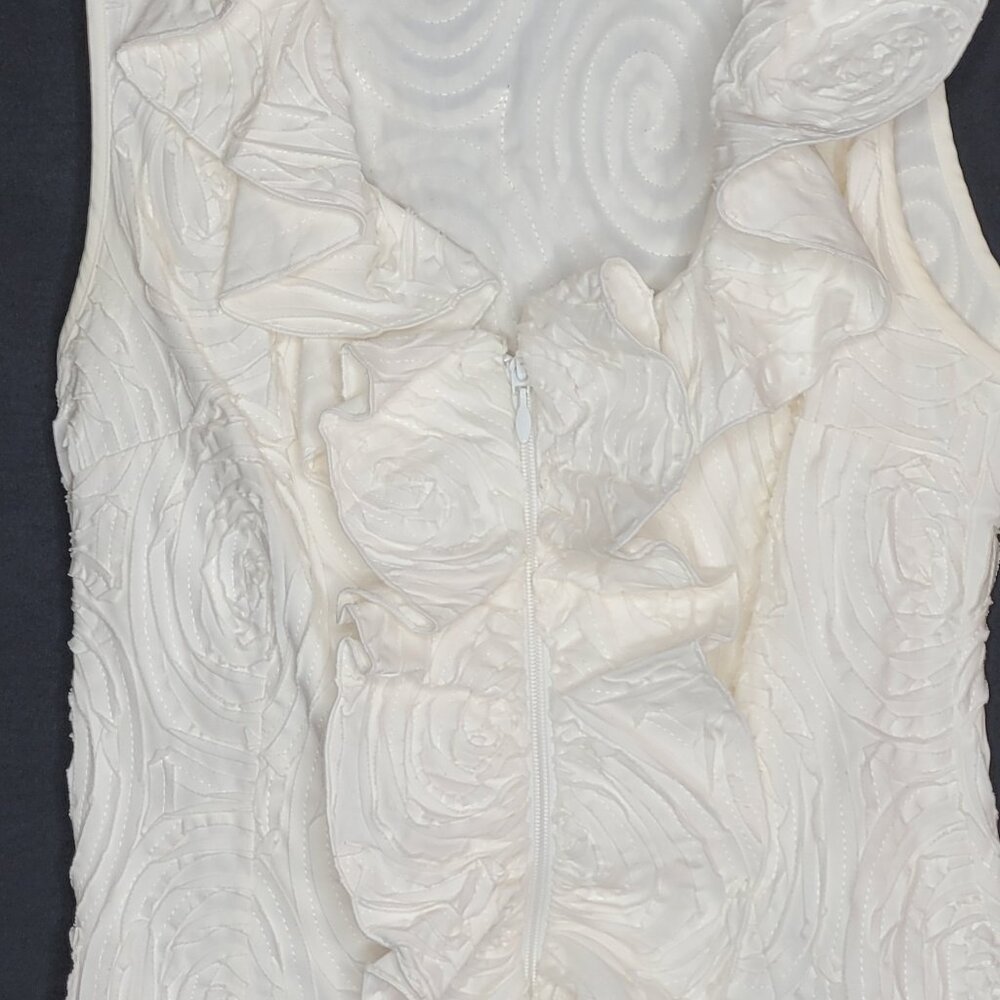 Anne Fontaine white sleeveless  blouse, size 36/4, Made in France